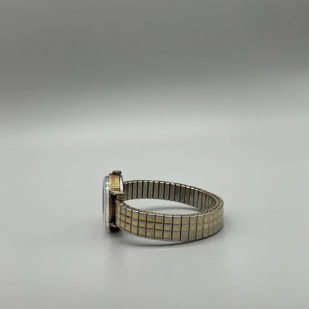 Vintage Bradley Mickey Mouse Womens Watch 24mm Gold Tone Pie Eye New Battery